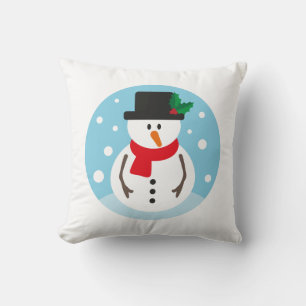 Christmas Snowman Cushion