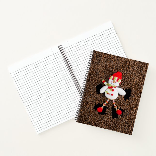 Christmas snowman decoration notebook (Inside)