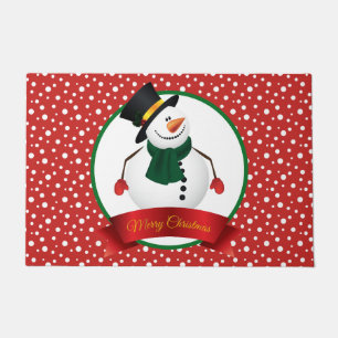 Christmas Snowman Doormat