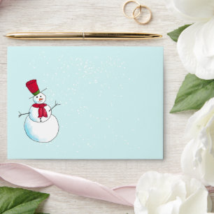 Christmas Snowman Envelope