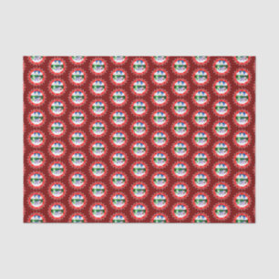 Christmas Snowman Family Tissue Paper