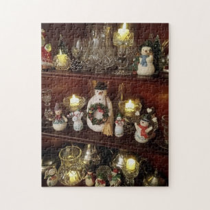 Christmas Snowman FUN Photo Jigsaw Puzzle