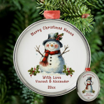 Christmas Snowman Gift For Nanna