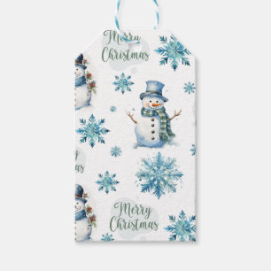 Christmas Snowman Gift Tags