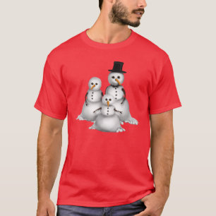 Christmas Snowman Holiday mens t-shirt