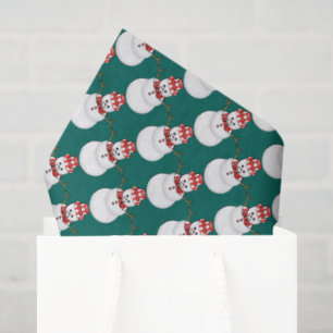 Christmas snowman Holiday tissue paper