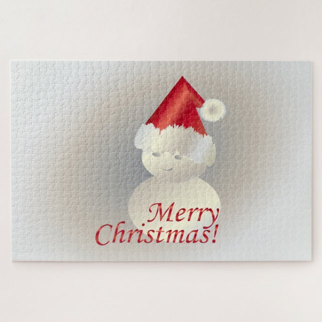 Christmas Snowman Jigsaw Puzzle (Horizontal)