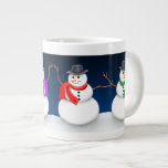 Christmas Snowman Jumbo Mug<br><div class="desc">Original design of cute snowmen for Christmas or other holiday by TPC Studio printed on a quality Jumbo sized mug. Celebrate the holidays with this great gift idea for yourself or a friend.</div>