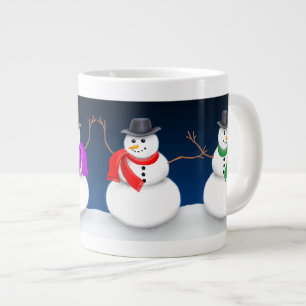 Christmas Snowman Jumbo Mug