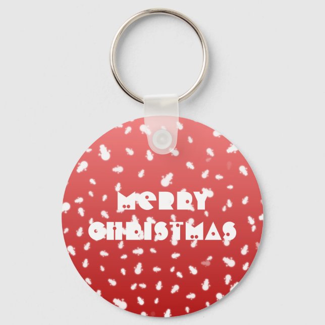 Christmas Snowman Key Ring (Front)