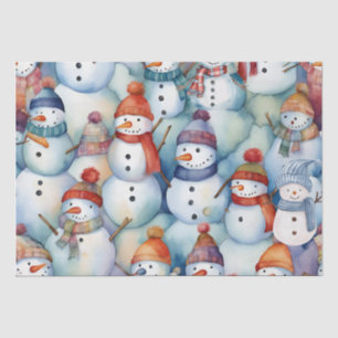 Christmas Snowman Kids Tissue Paper