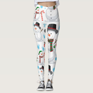 Christmas Snowman Leggings