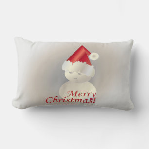 Christmas Snowman Lumbar Cushion
