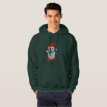 christmas snowman mens hoodie hooded sweatshirt<br><div class="desc">"christmas snowman ""xmas snowman " "hologram snowman""holographic snowman""glitter snowman""sequin snowman""ski snowman" "skiing snowman""skier snowman""christmas skiing"</div>