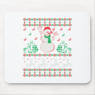 Christmas Snowman  Mouse Pad