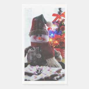 CHRISTMAS SNOWMAN  NAPKIN