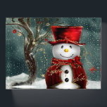 Christmas Snowman Paperweight<br><div class="desc">Christmas Snowman
Don't let missing papers weigh you down,  get a paperweight instead! A fun,  thoughtful gift that's a beautiful addition to any home or desk.</div>
