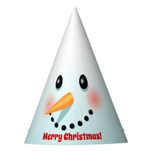 Christmas Snowman Party Hat (Front)