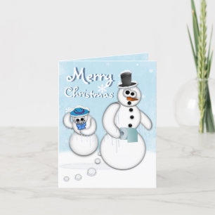 Christmas Snowman Poop Card