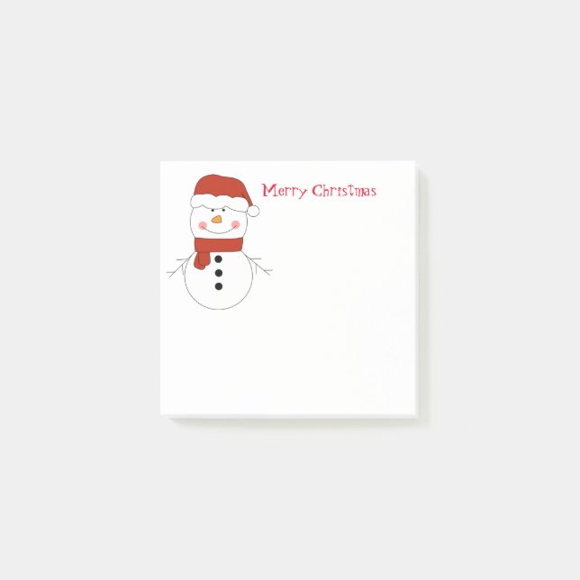 Christmas Snowman Post-it-Notes Post-it Notes (Front)
