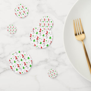 Christmas Snowman Santa Confetti
