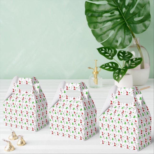 Christmas Snowman Santa Favour Box (Multiple)
