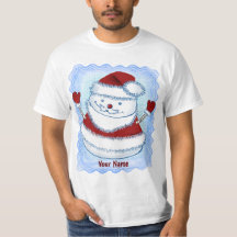 Christmas Snowman Santa   t-shirts