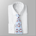 Christmas Snowman Santa Tie<br><div class="desc">Snowman Santa tie by ArtMuvz Illustration. Matching snowman apparel, t-shirts, gifts. Snowman t-shirt, xmas gifts and winter apparel. . To personalise click on "personalise this template" then edit the fields provided for your custom gift. You can add your name or add text instead. Customise this Snowman Santa tie to make...</div>