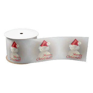 Christmas Snowman Satin Ribbon