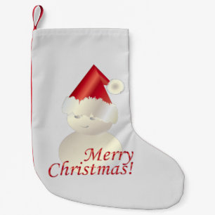 Christmas Snowman Small Christmas Stocking