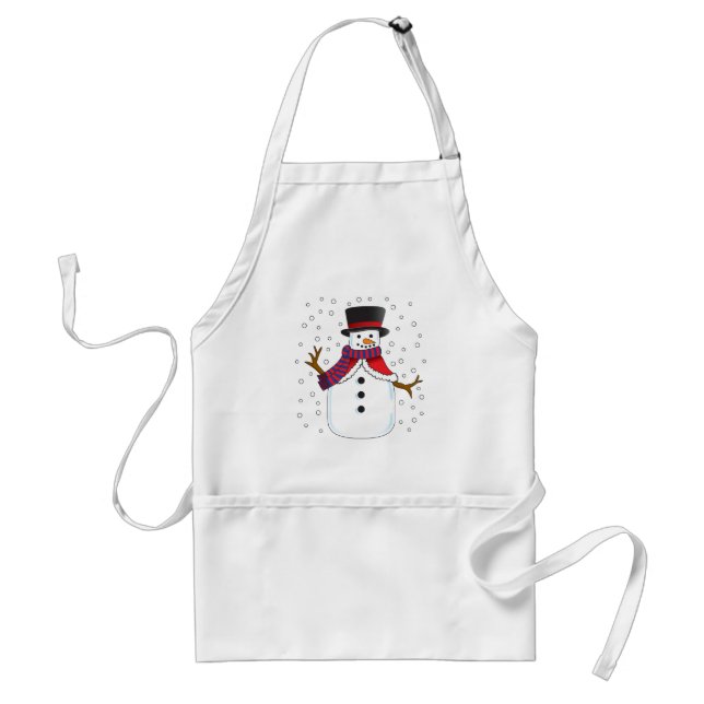 Christmas Snowman Standard Apron (Front)