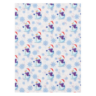 Christmas Snowman Surface Pattern  Tablecloth