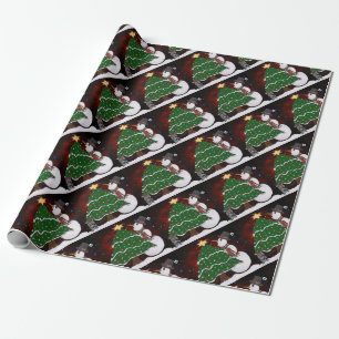 Christmas Snowman Surprise Holidays Wrapping Paper