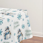 Christmas Snowman Table Cloth<br><div class="desc">Christmas Snowman Table Runner</div>