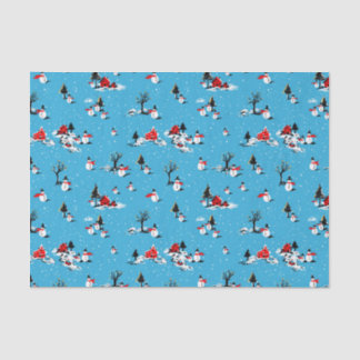 Christmas Snowman Tissue Paper