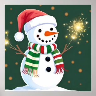 Christmas Snowman Wall Decor For Kids Room