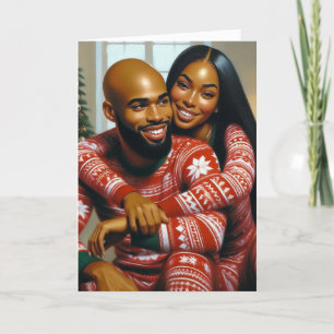 Christmas Snuggles & Sweet Love Holiday Card