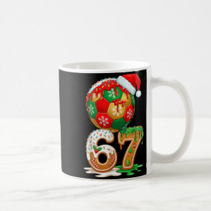 Christmas Soccer Drip Number 67 Boys Soccer 67  Coffee Mug