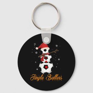 Christmas Soccer Footll Jingle Llers Gift Key Ring