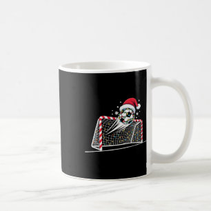 Christmas Soccer Goal Byll Lights Santa Xmas Kids Coffee Mug