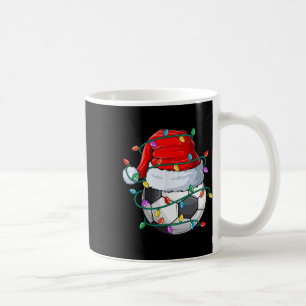 Christmas Soccer Xmas Santa Sports Hat Ll Kids Boy Coffee Mug