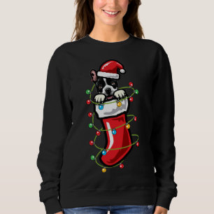 Christmas Sock French Bulldog Sweatshirt