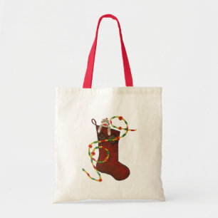 Christmas Sock Monkey Bag