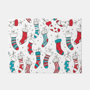 Christmas socks doormat