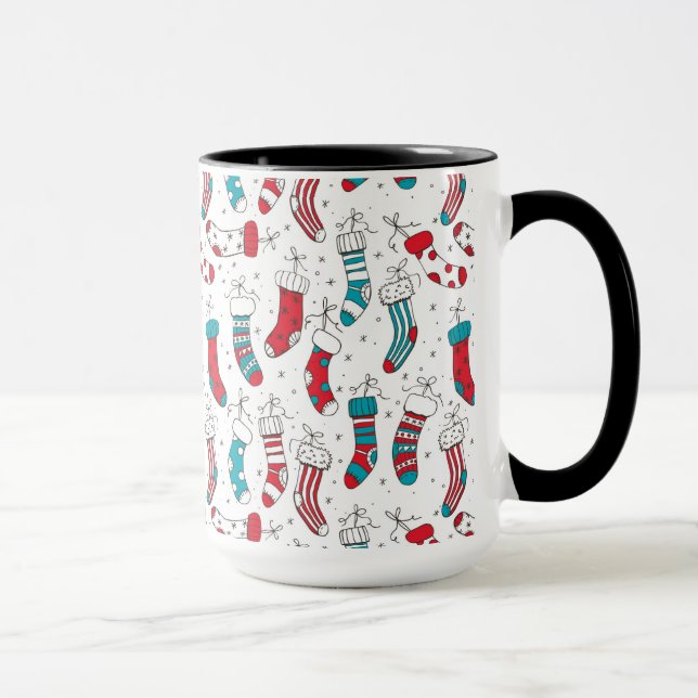 Christmas socks mug (Right)