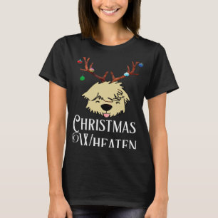 Christmas Soft Coated Wheaten Terrier Dog Reindeer T-Shirt