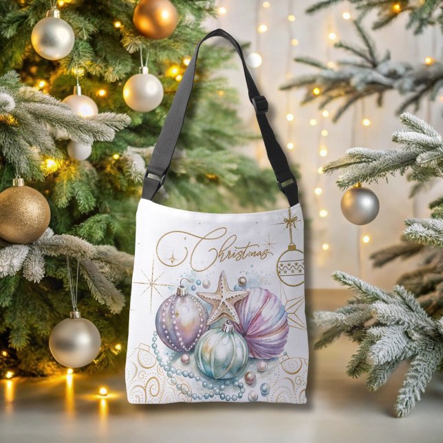 Christmas Soft Pastels Ornament Tote Bag (Creator Uploaded)