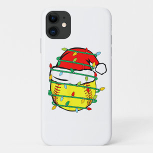 Christmas Softball iPhone 11 Case