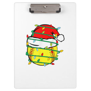 Christmas Softball Clipboard