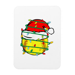 Christmas Softball  Magnet